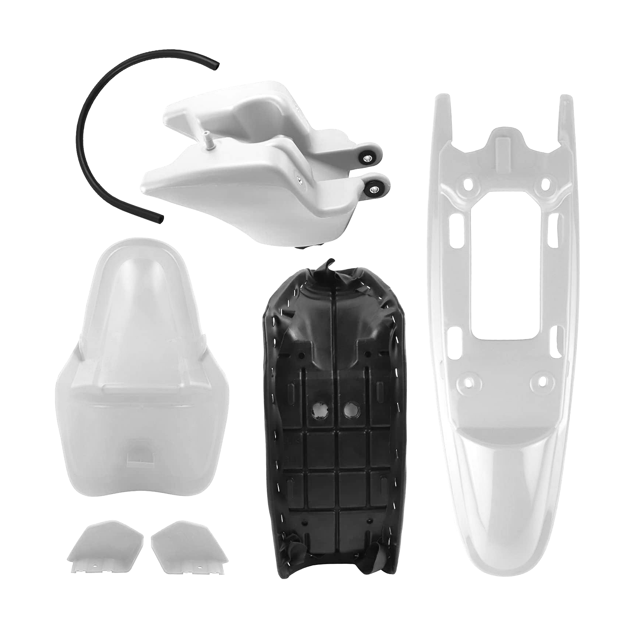 SEAT TANK FENDER KIT PW50 HX PW010 WHITE thumbnail 2