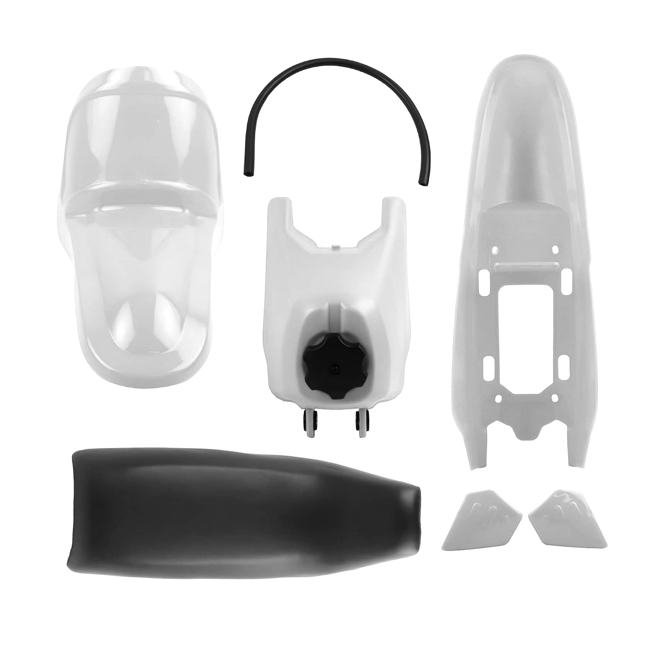 SEAT TANK FENDER KIT PW50 HX PW010 WHITE thumbnail 4