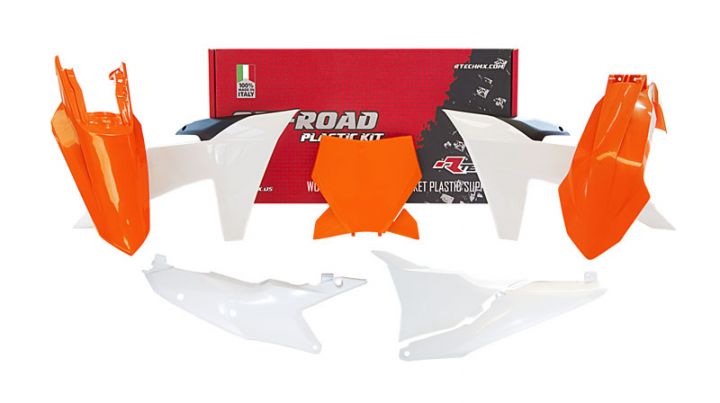 PLASTIC KIT/6 2023-24 KTM SX/SXF, OEM 2024, RTECH R-KITKTM-OEM-024 image 1