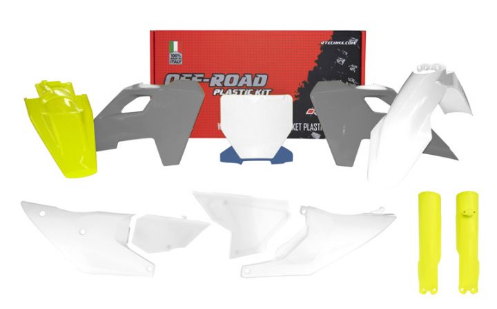 PLASTIC KIT/8 2023-24 TC/TX/FC/FX OEM 2023 COLOURS, RTECH R-KITHSQ-OEM-823 image 1