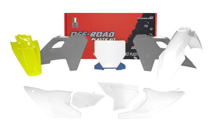 PLASTIC KIT/6 2023-24 TC/TX/FC/FX OEM 2023 COLOURS, RTECH R-KITHSQ-OEM-523 image 1