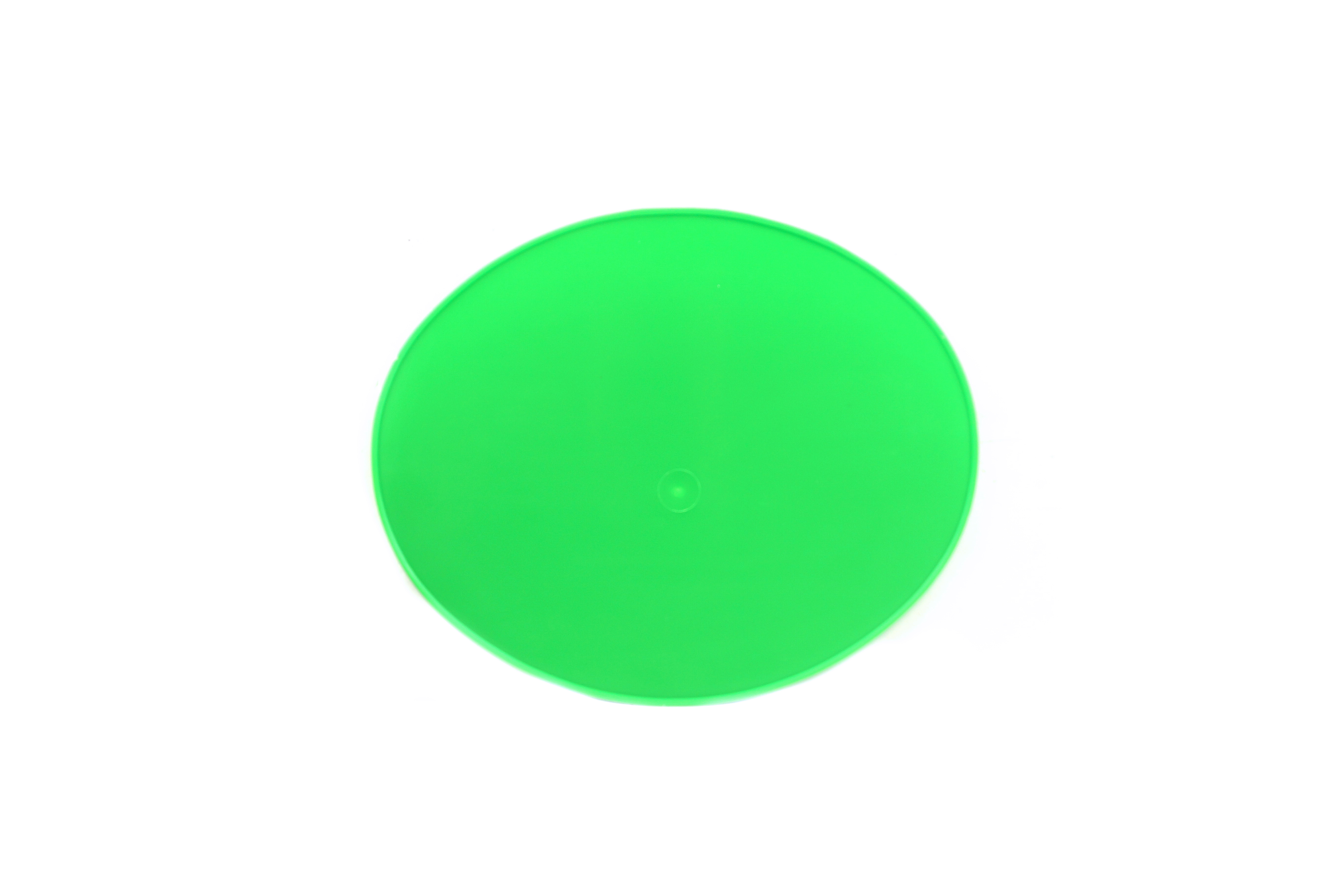 OVAL PLATE GREEN EACH image 1