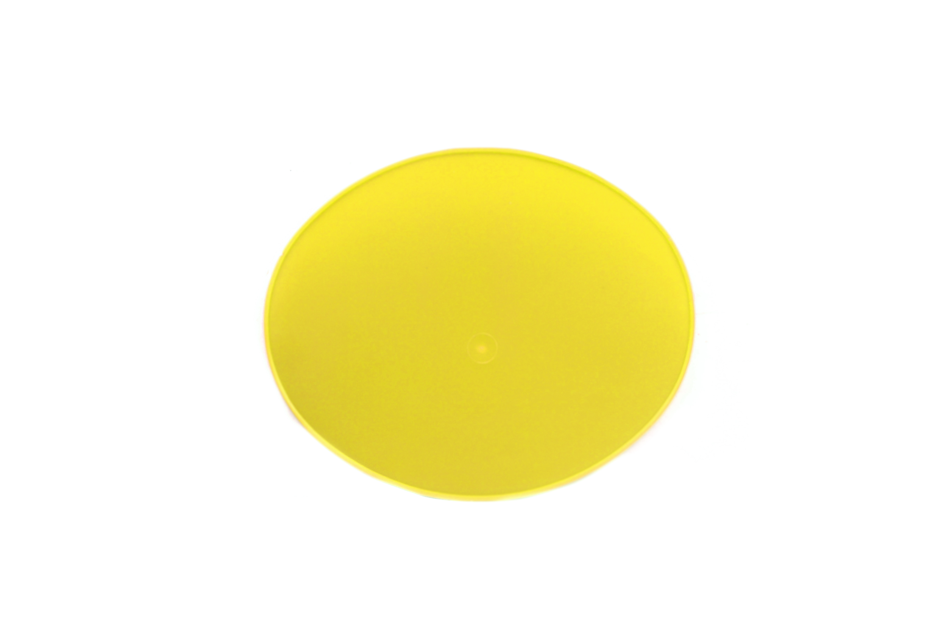 OVAL PLATE YELLOW EACH image 1