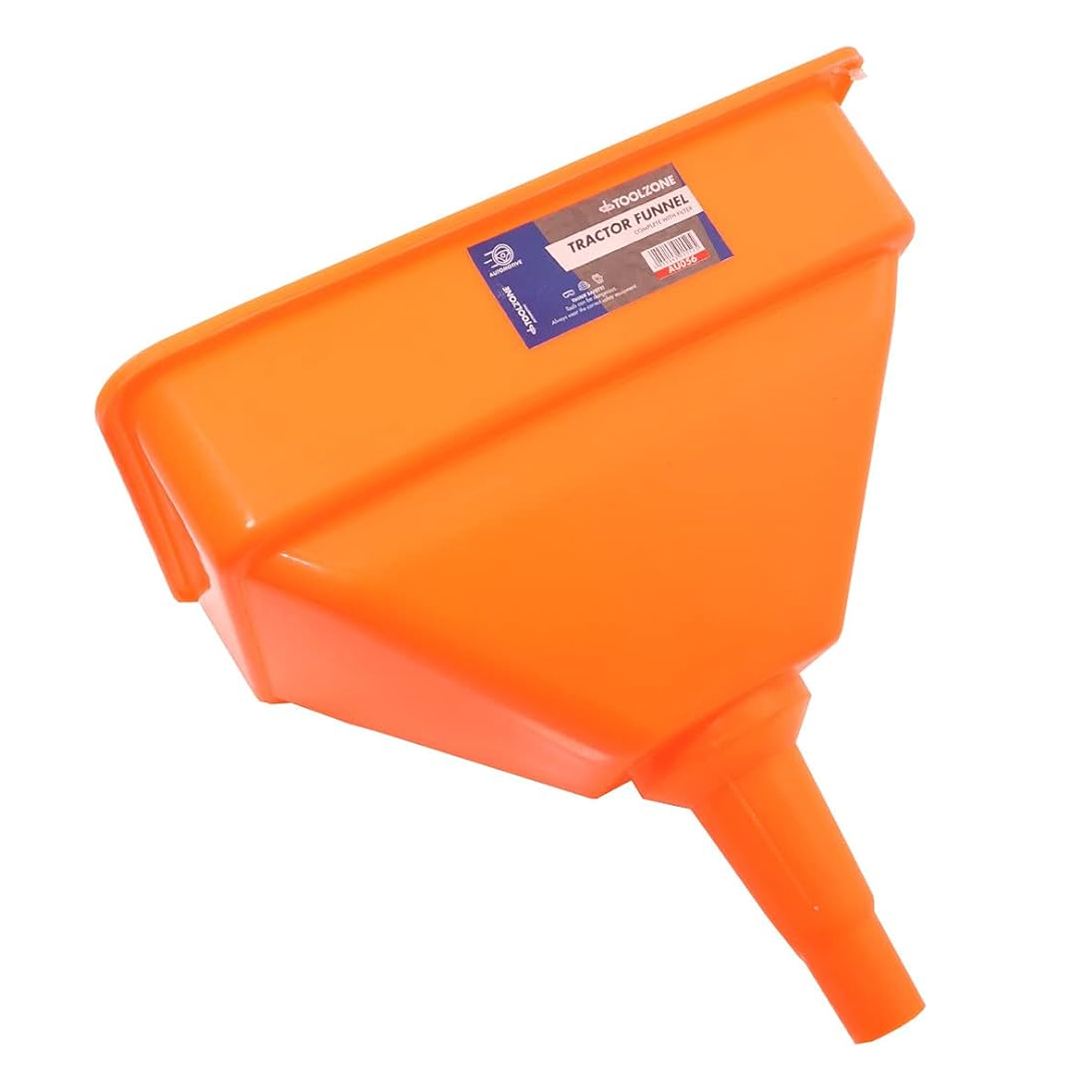 TRACTOR FUNNEL LARGE RECTANGULAR WITH FILTER 275mm x 190mm - TOOLZONE KDPAU056 thumbnail 2