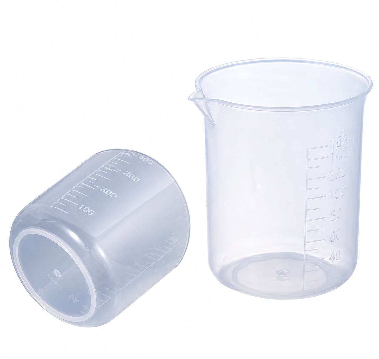 300ml TRANSPARENT PLASTIC GRADUATED MEASURING CUP image 1