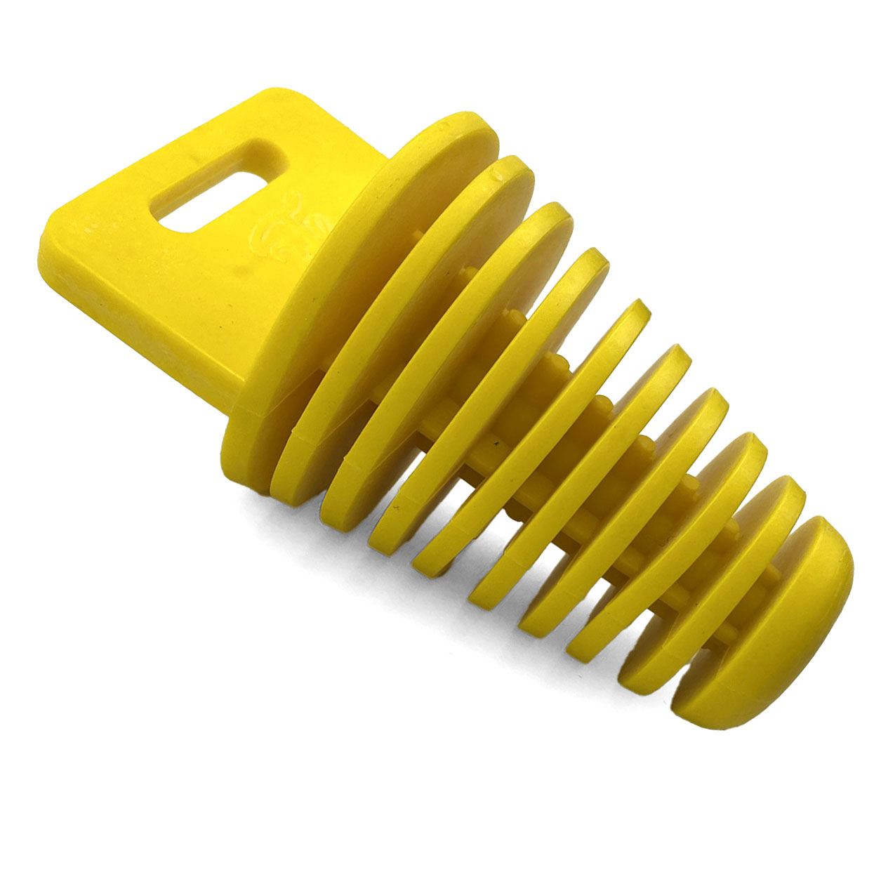 EXHAUST PLUG 34-62mm YELLOW EHB009L-YELLOW