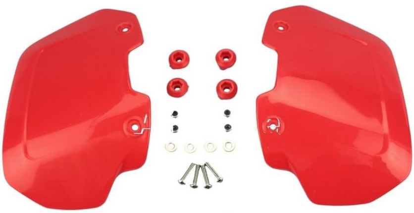 RALLY BRUSH PROTECTIVE HANDGUARD SPOILER RED image 1