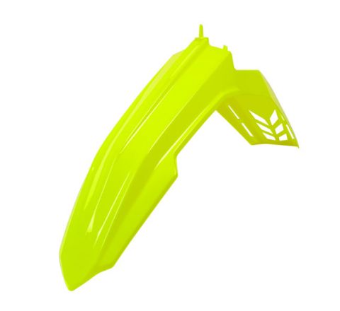 FRONT FENDER 18-25 RM-Z450, 2019-25 RM-Z250, NEON YELLOW RTECH R-PARMZGF9918 image 1