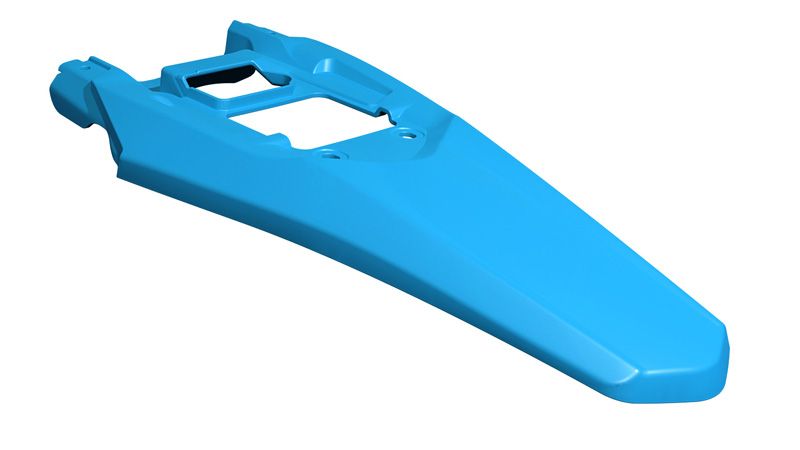 REAR FENDER SURRON ULTRA BEE 23-24, LIGHT BLUE, RTECH R-PPSURAZ0024 image 1