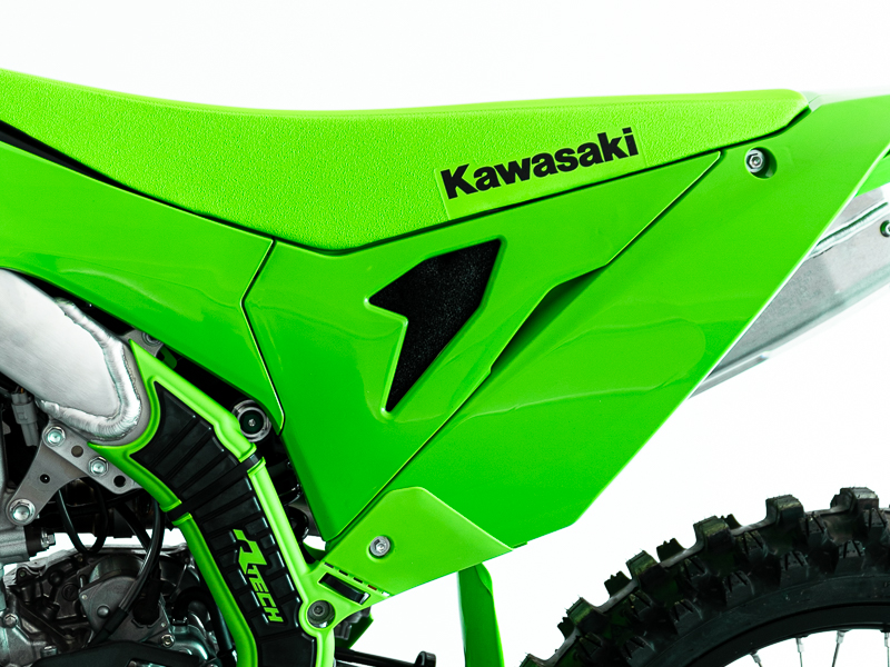 VENTED AIR BOX COVER KAWASAKI KX 250 450 R-TECH WHITE R-FIKXFBNSX25 thumbnail 2