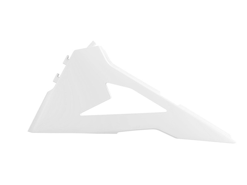 VENTED AIR BOX COVER KAWASAKI KX 250 450 R-TECH WHITE R-FIKXFBNSX25 image 1