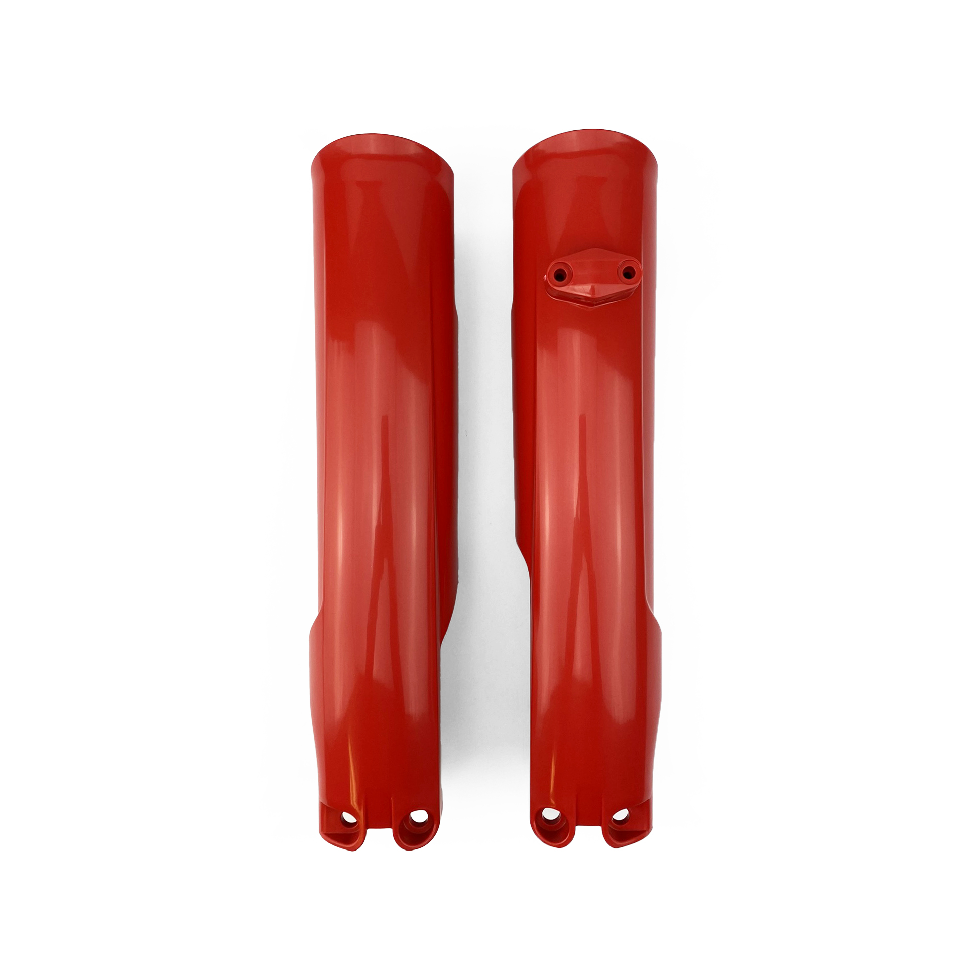 FACTORY FULL WRAP FORK GUARDS 2023/2024 KTM SX/SX-F, HUSKY FC/TC, RED, RTECH R-PSKTMRG0093 image 1