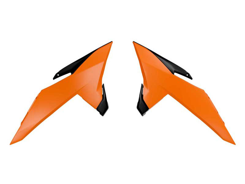 RAD SHROUD KTM SX 85 2025 R-TECH ORANGE BLACK R-CVKTMARNR885 image 1