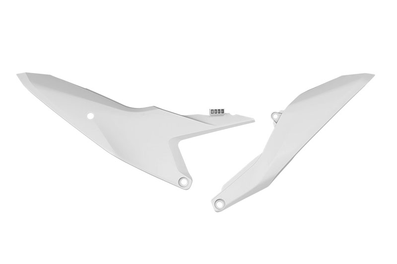 SIDE PANELS KTM SX 85 2025, GAS GAS MC 85 2025, R-TECH WHITE R-FIKTMBN0885 image 1
