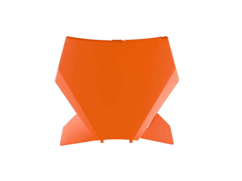 FRONT NUMBER PLATE KTM SX 85 2025 R-TECH ORANGE R-TBKTMAR0885 image 1