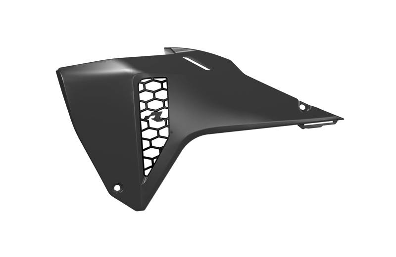 RAD SHROUD HONDA CRF 250/450 R/RWE 2025 R-TECH BLACK R-CVCRFNR0025 image 1