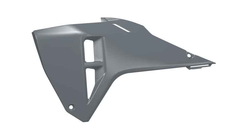 RAD SHROUD HONDA CRF 250 450 2025 R-TECH QUANTUM GREY R-CVCRFGR0025 image 1