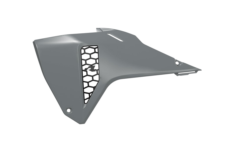 RAD SHROUD HONDA CRF 250 450 2025-2026 R-TECH QUANTUM GREY REVOLUTION R-CVCRFGRNR26 image 1