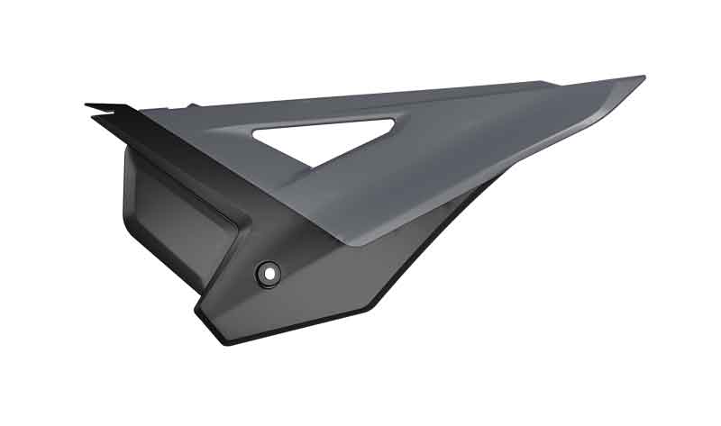 SIDE PANELS HONDA CRF 250 450 2025 R-TECH GREY BLACK R-FICRFGRNR25 image 1