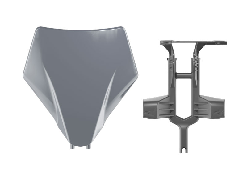 FRONT PLATE TALARIA STING 4000 R-TECH GREY R-TBTALGR0024 image 1