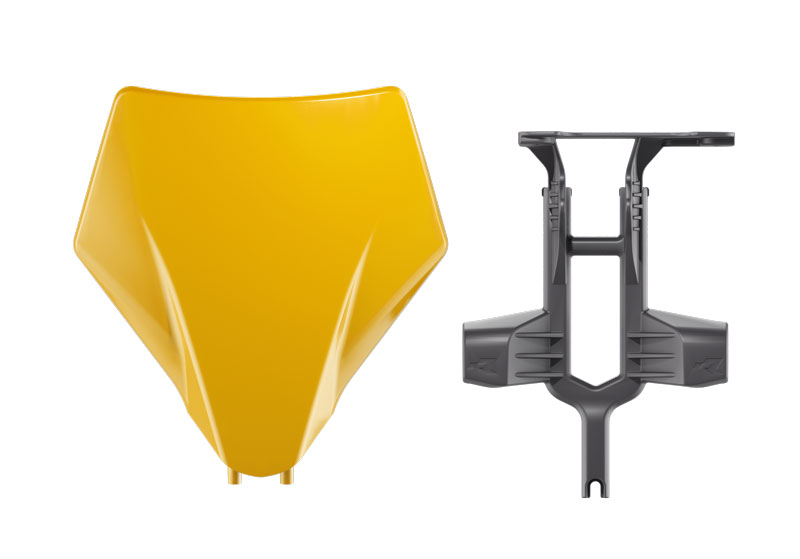 FRONT PLATE TALARIA STING 4000 R-TECH YELLOW R-TBTALGI0024 image 1