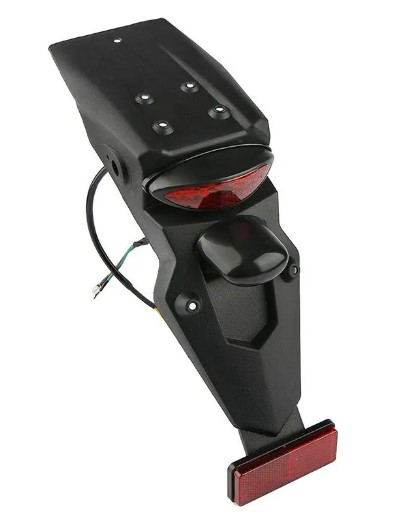 BRAKE TAILLIGHT REAR FENDER MUDGUARD LED UNIVERSAL image 1