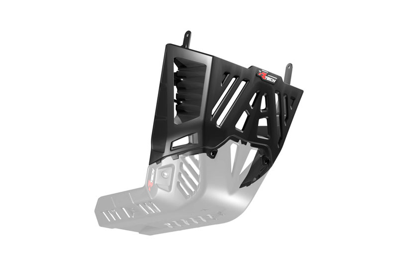 PLASTIC UPPER SKID PLATE YAMAHA T7 19-24, RTECH R-PMT7NR0UP24, PLASTIC ENGINE COVER BLACK image 1