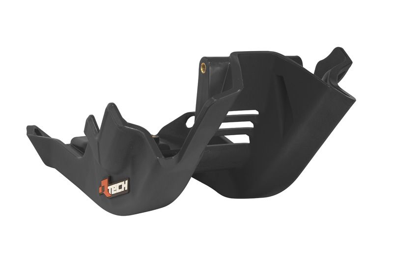 PLASTIC SKID PLATE KTM 125/150 2023-24, RTECH R-PMKTMNR0154, PLASTIC ENGINE COVER thumbnail 2