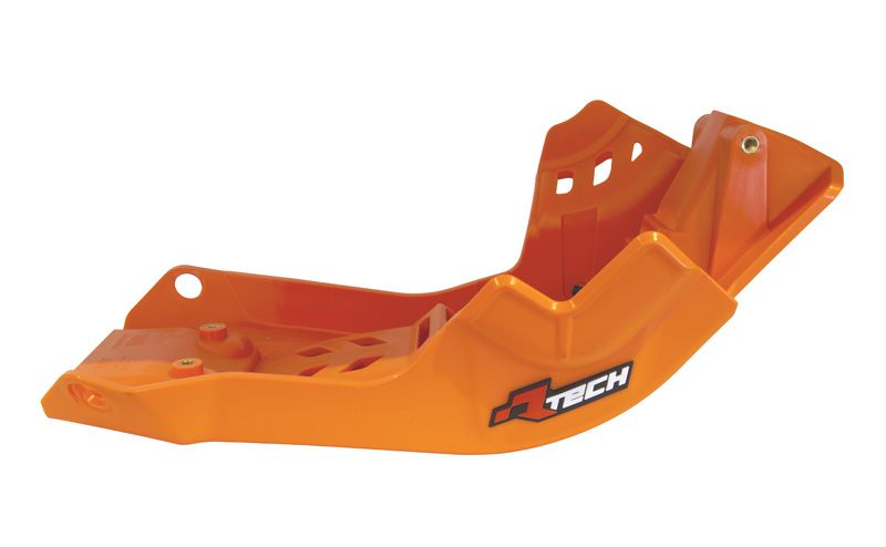 PLASTIC SKID PLATE KTM 125/150 2023-24, RTECH R-PMKTMAR0154, PLASTIC ENGINE COVER image 1