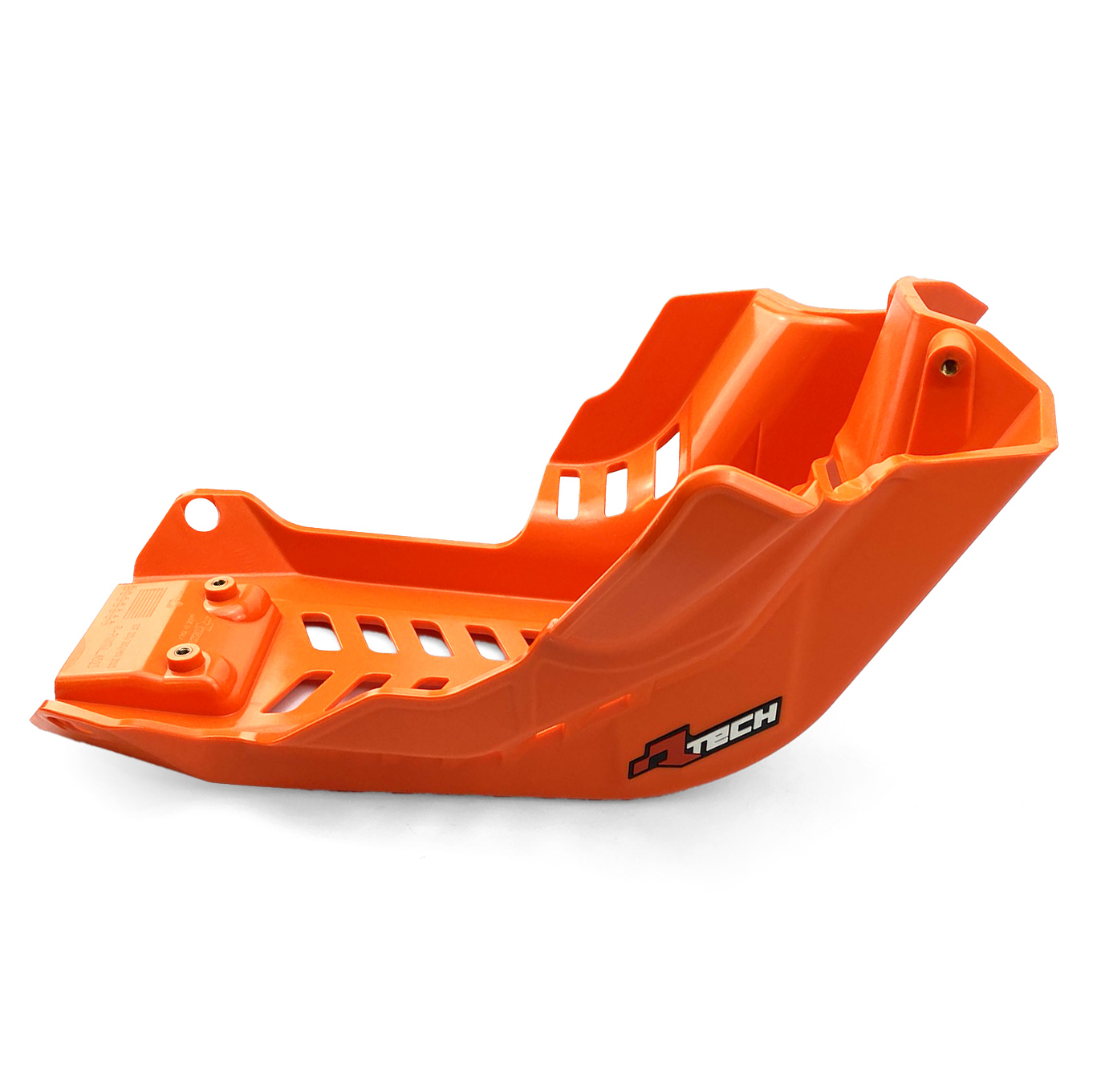 PLASTIC SKID PLATE ORANGE, KTM 250/350/450 SX-F 2023-24, RTECH R-PMKTMAR4523, PLASTIC ENGINE COVER image 1