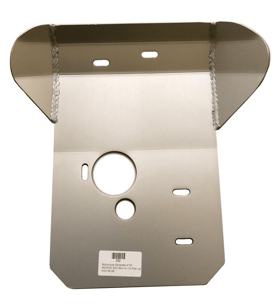SKID PLATE HD ALUMINIUM ENDURO 88-03 KTM 4STK DUAL, 202 RICOCHET thumbnail 3