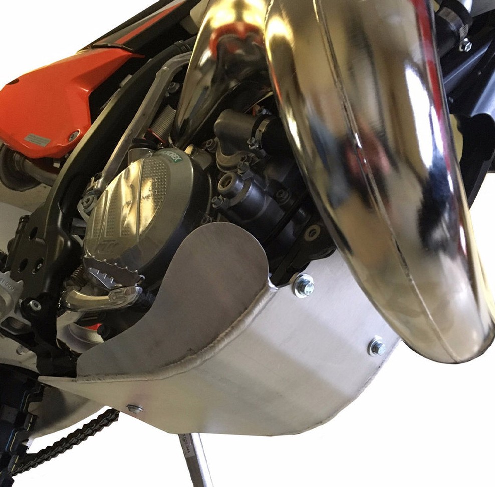 SKID PLATE HD ALUMINIUM ENDURO 17-22 KTM XC-W 150, 314 RICOCHET thumbnail 3