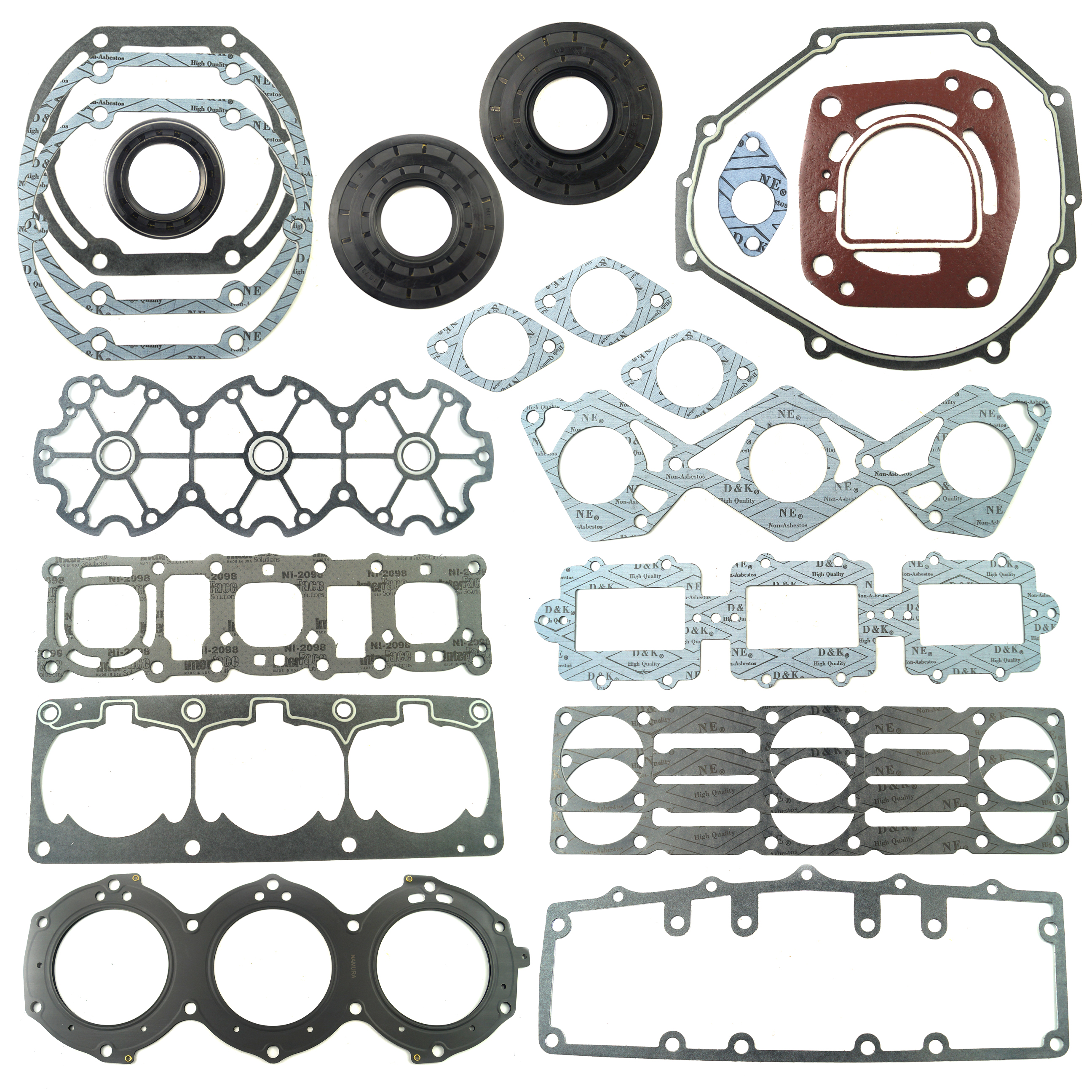 FULL GASKET SET YAMAHA 1200/2000, NAMURA NW-40002F, JET SKI, PWC GASKET SET image 1