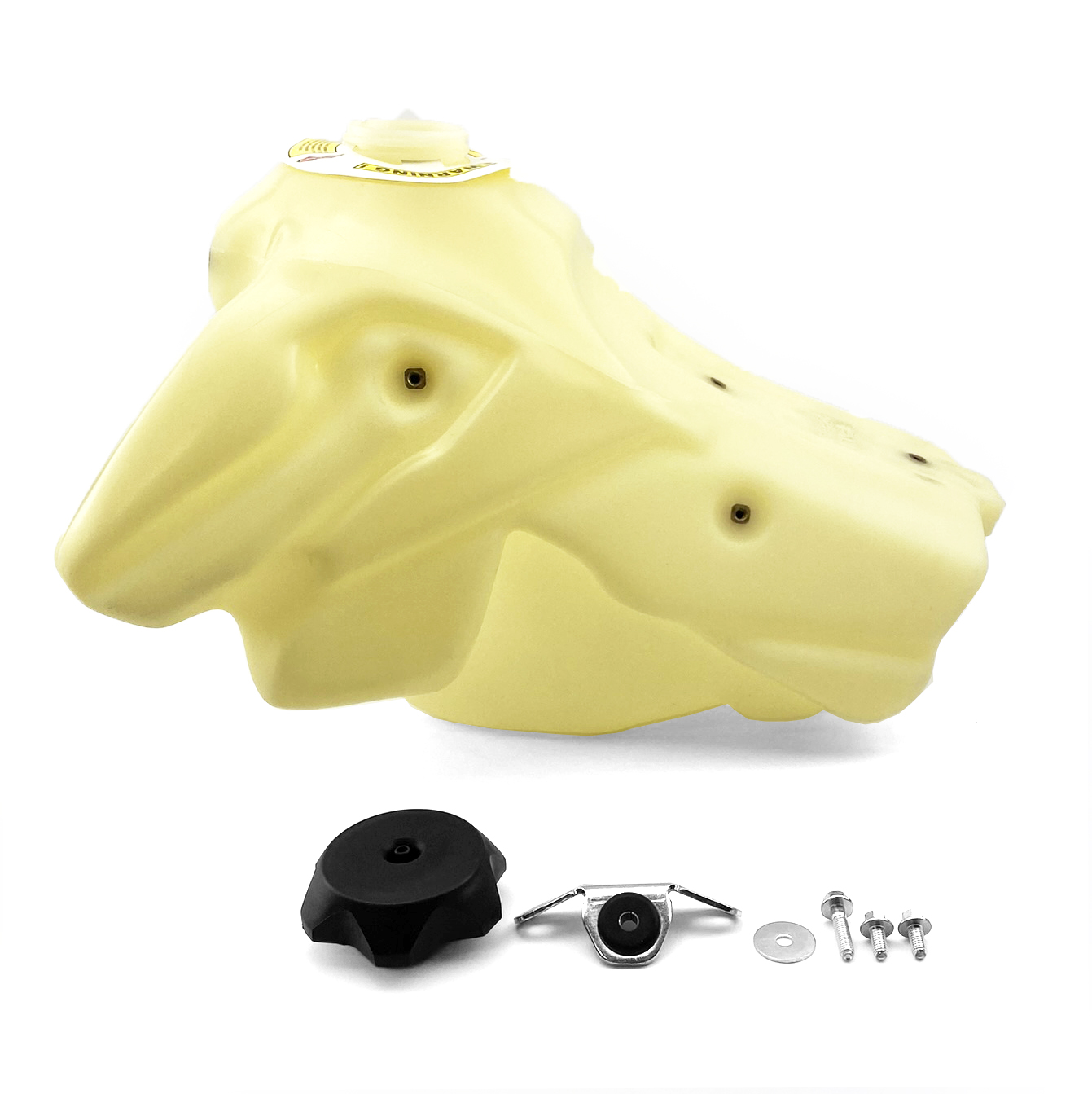 IMS Fuel Tank 3.2 gal Natural Screw Cap, Honda CRF450R 2005-2008, 112238-N2 image 1
