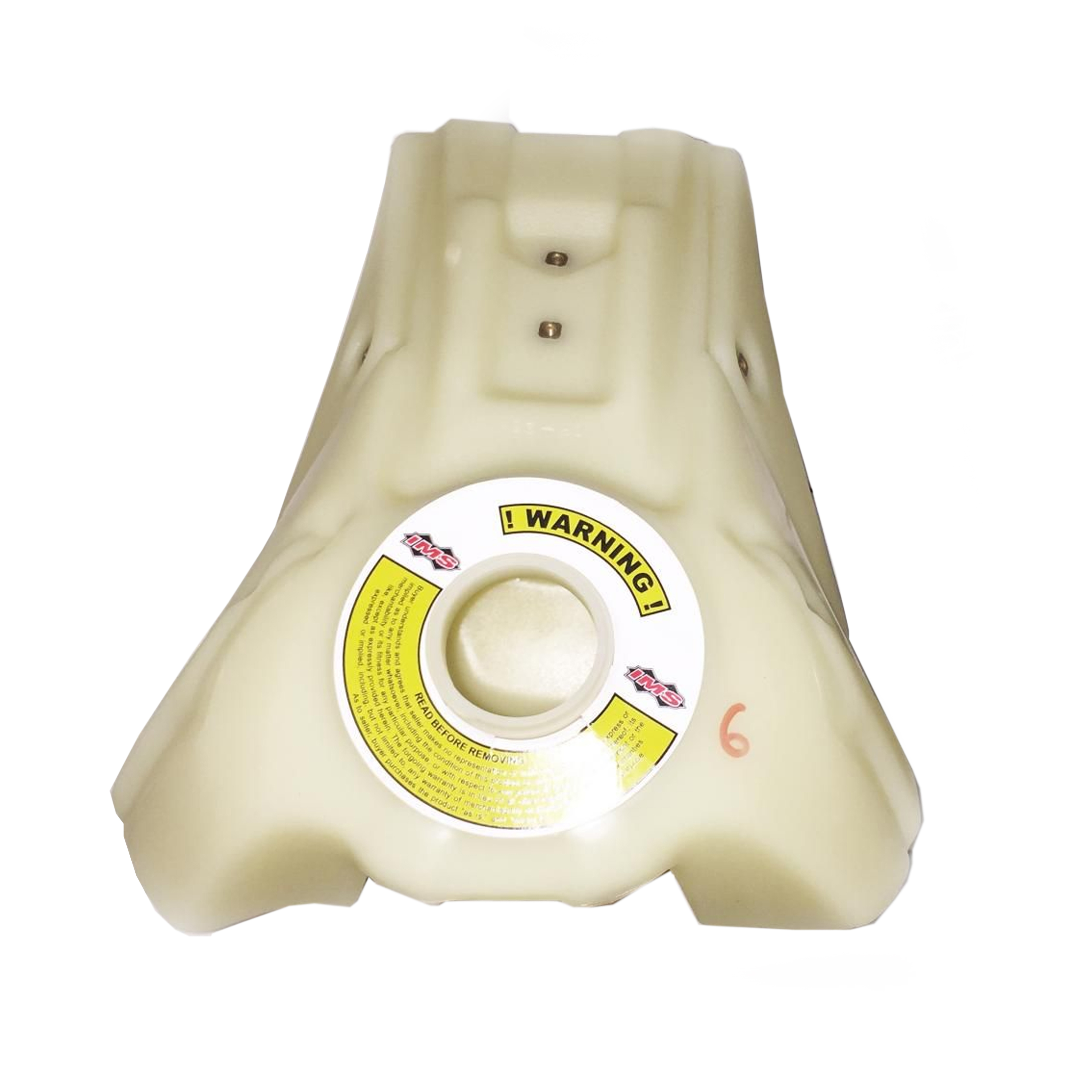 IMS Fuel Tank 2.7 gal Natural Screw Cap, Honda CRF450R 2009-2012, 112243-N2 image 1