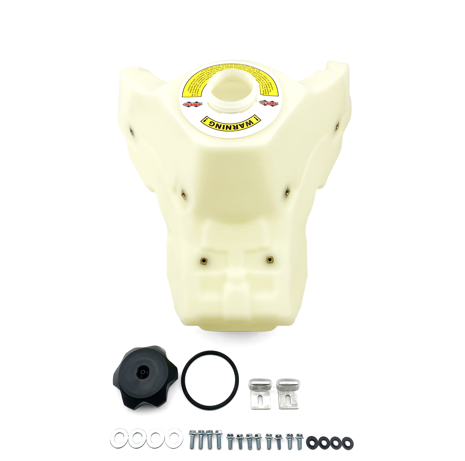 IMS Fuel Tank 2.6 gal Natural Screw Cap, Honda CRF450R CRF250R 112257-N2 image 1