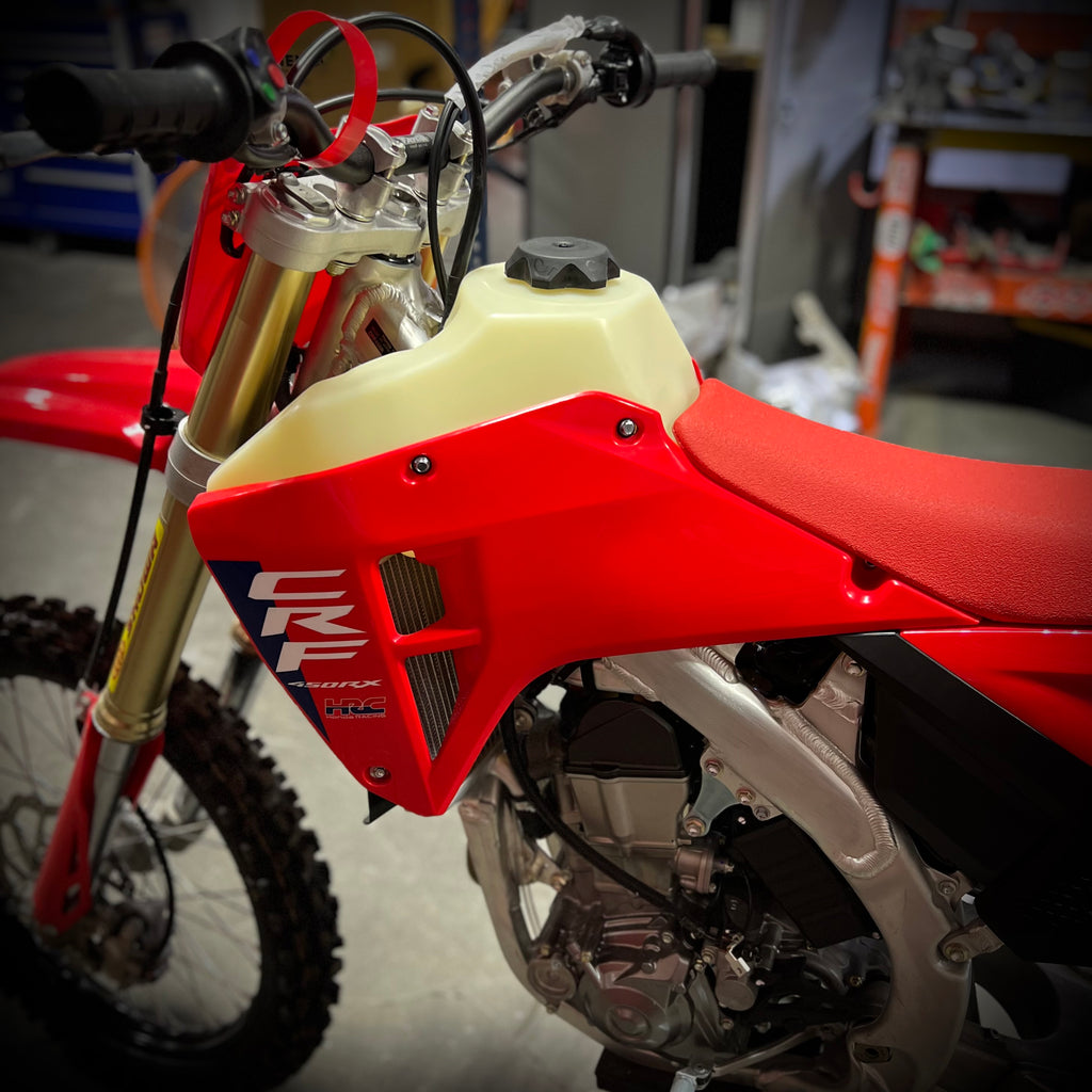 IMS Fuel Tank 3.0 gal Natural Screw Cap, Honda CRF 450 250 RX 21-26 image 1