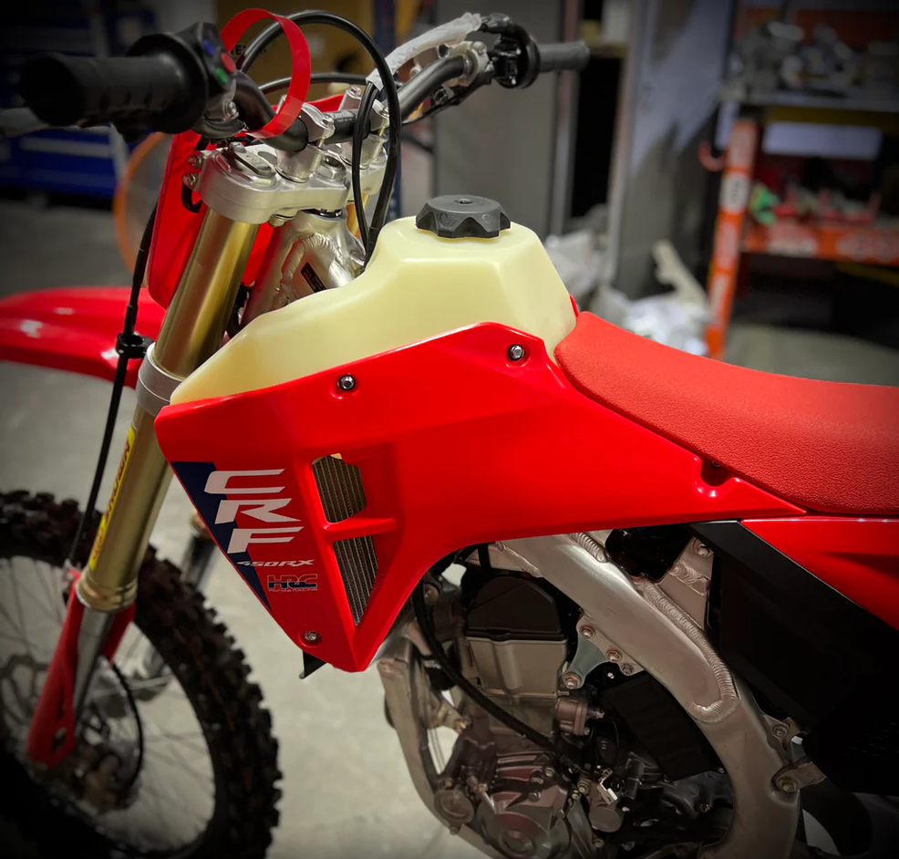 IMS Fuel Tank 3.0 gal Natural Screw Cap, Honda CRF 450 250 R RWE 21-26 image 1