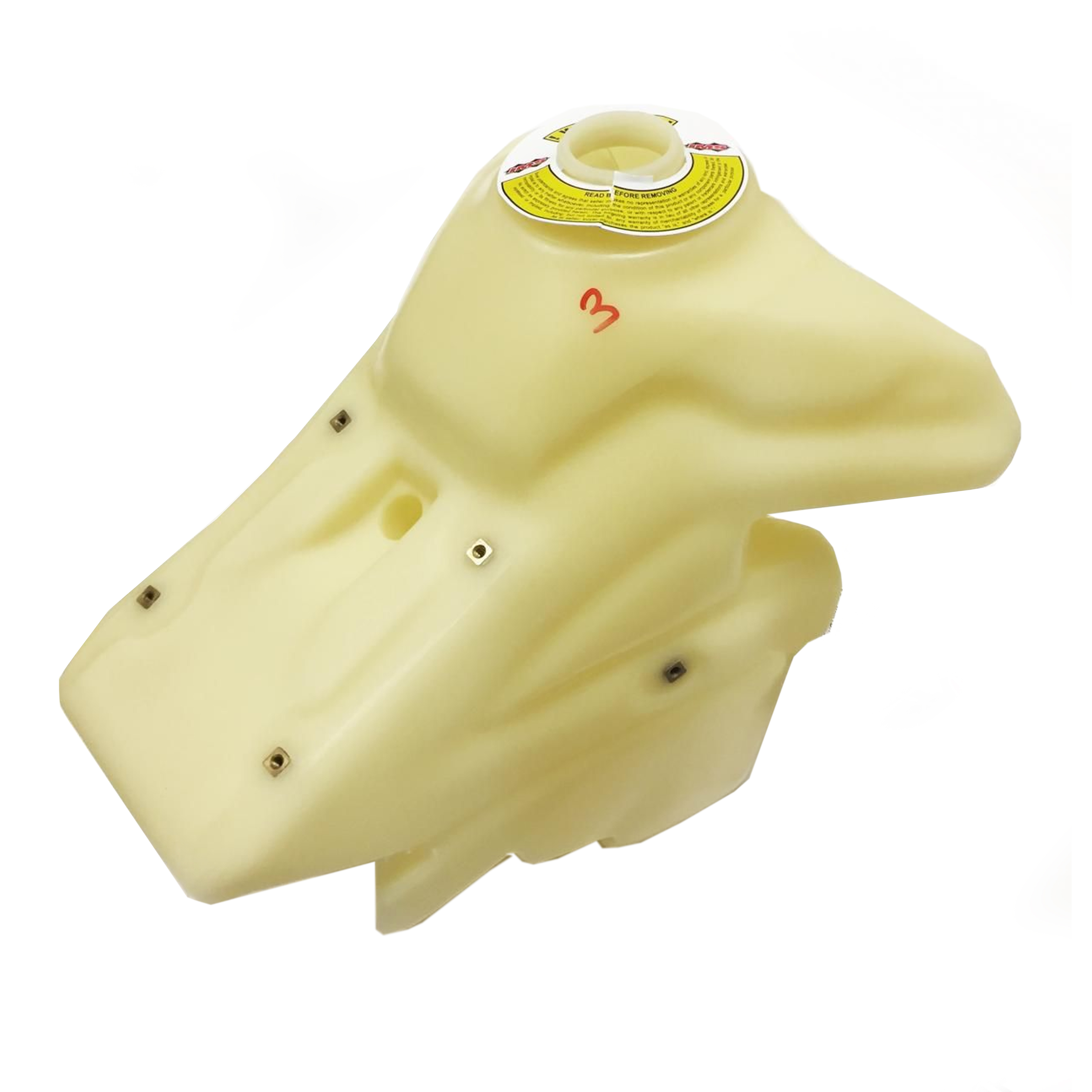IMS Fuel Tank 3.9 gal Natural Screw Cap, Husqvarna TE510 2005-2007, 112414-N2 image 1