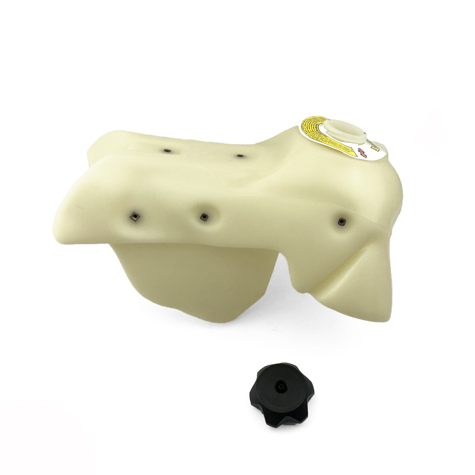 IMS Fuel Tank 3.0 gal Natural Screw Cap, Honda CR125 1998-1999, 112225-N2 image 1