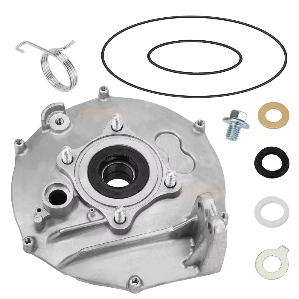 REAR BRAKE BACKING PLATE WITH BEARING SEALS HONDA 00-06 RANCHER 350 04-07 RANCHER 400 thumbnail 2