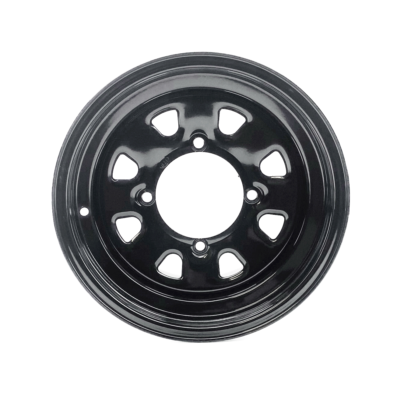 RIM STEEL WHEEL 14x7, 4/156, ITP DELTA BLACK 4+3, 12MM STUD, 1422320014B thumbnail 2