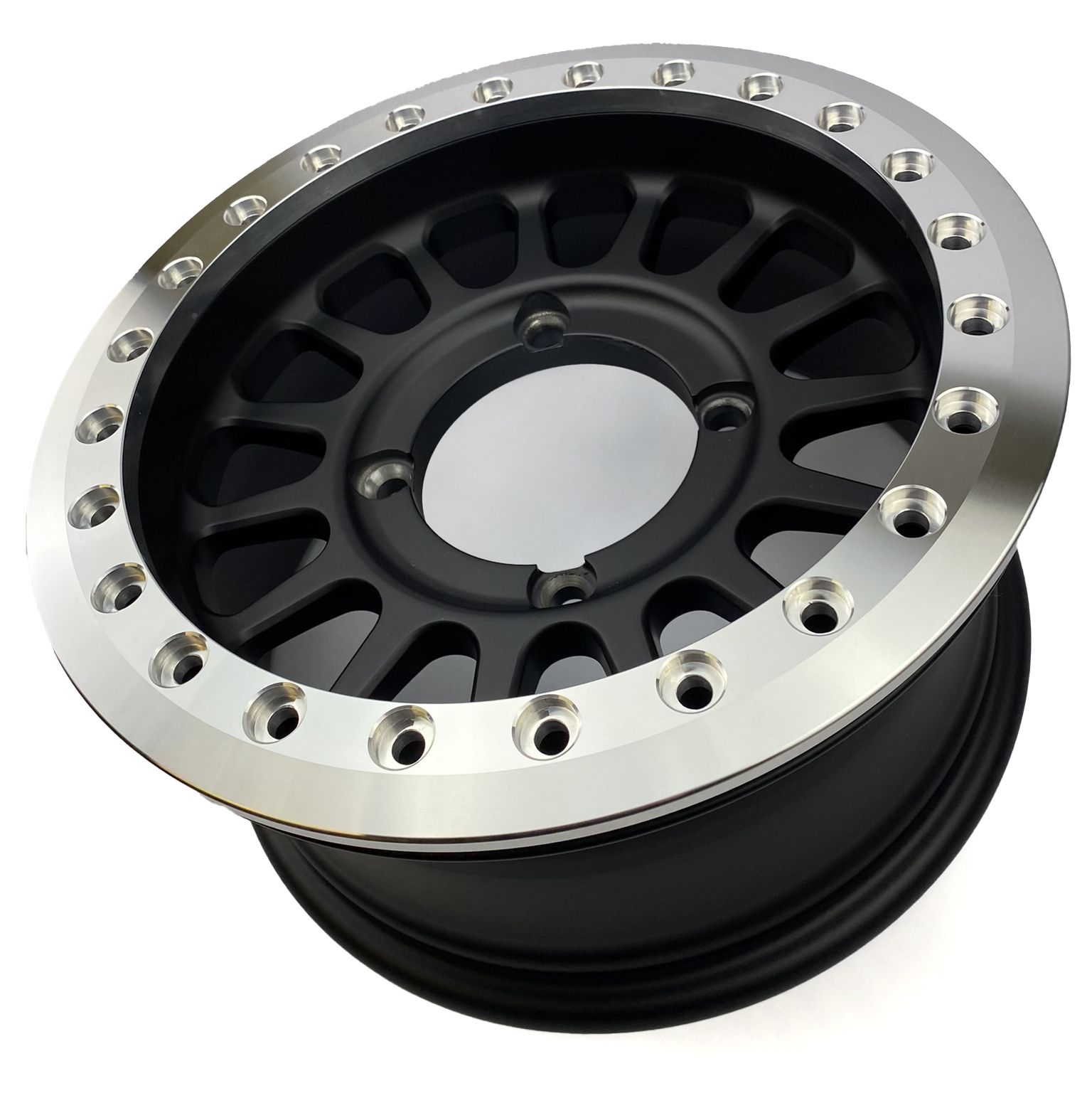 15x7 UHD FORGED BEADLOCK WHEELS, 4/156 (4x156) UTV SXS MOTORSPORT thumbnail 3