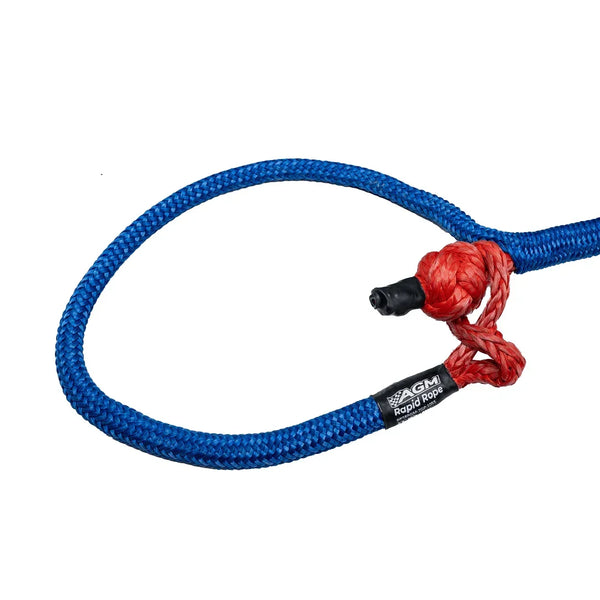 AGM 12mm X 7.5m (1/2 x 25') RAPID TOW RECOVERY ROPE thumbnail 2