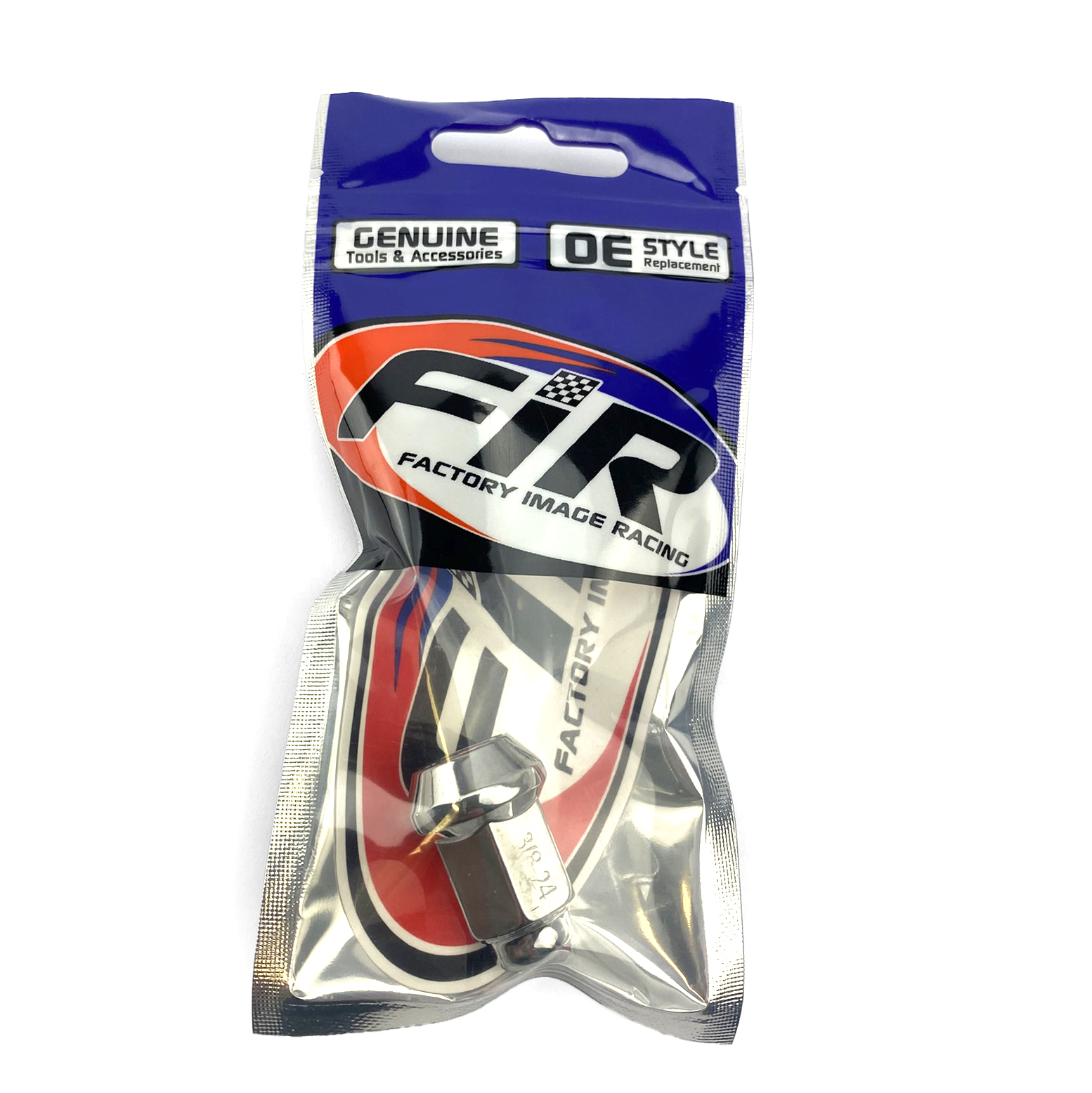 LUG NUT 3/8 BEVELED CHROME, LUG3CA thumbnail 2