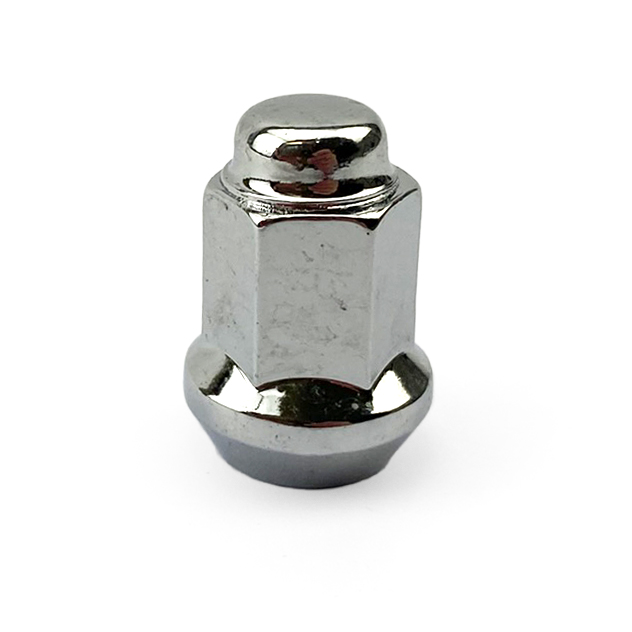 LUG NUT 3/8 BEVELED CHROME, LUG3CA image 1