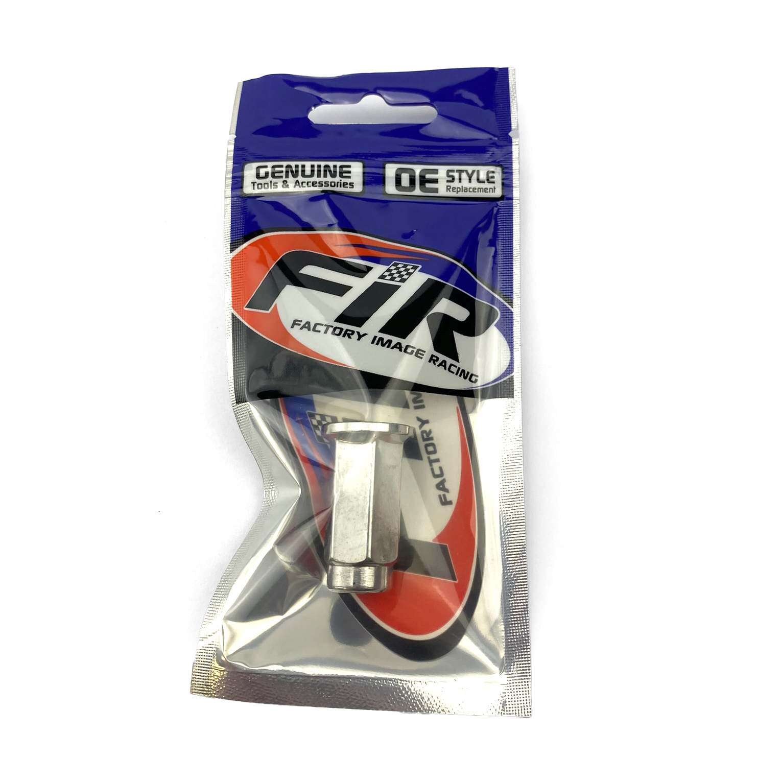 LUG NUT 3/8 24TPI FLAT CHROME, LUG5CA thumbnail 2