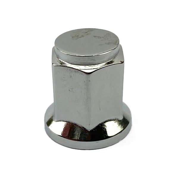 LUG NUT M12x1.25 FLAT CHROME, LUG9 image 1