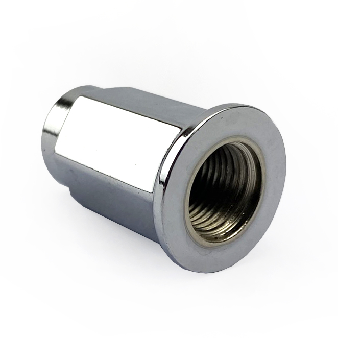 LUG NUT 1/2 20TPI FLAT CHROME, LUG7 thumbnail 3