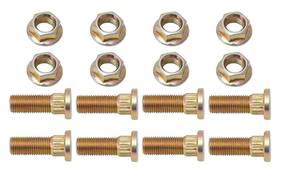 16Pcs REAR WHEEL FLANGED STUD AND NUTS KIT M12 POLARIS RANGER MAGNUM SPORTSMAN 570 700 800 900 image 1
